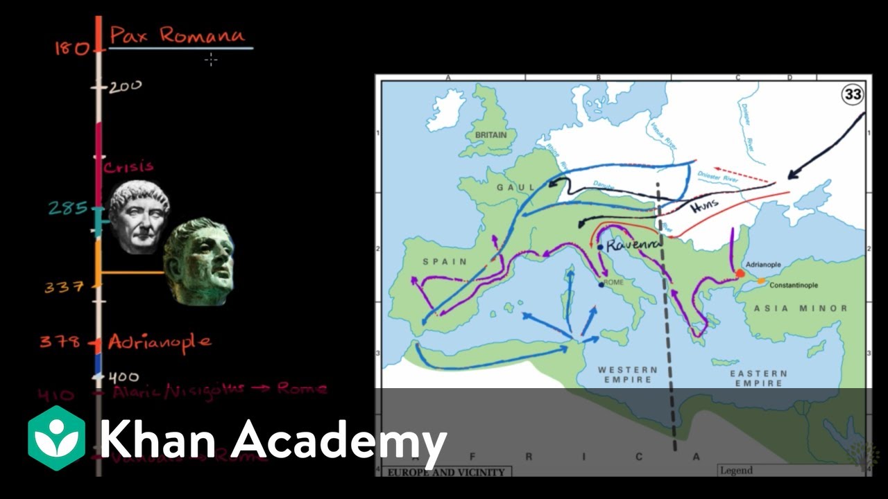 Fall of the Roman Empire | World History | Khan Academy