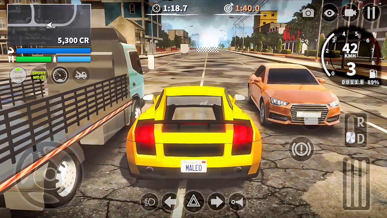 Car Driving Online: Crazy City Drive in the Traffic with Lambo - Android  gameplay 