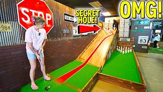 Crazy ONE OF A KIND Mini Golf Course!