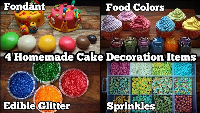 EDIBLE GLITTER USING 3 INGREDIENTS! │ NO GELATIN │GLITTER DUST FOR CAKES  AND CUPCAKES │CAKES BY MK 