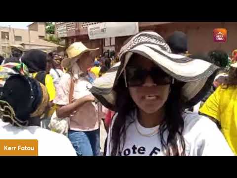 The nomination of UDP candidate Rohey Malick Lowe in Banjul