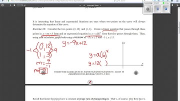 Alg CC Linear Versus Exponential