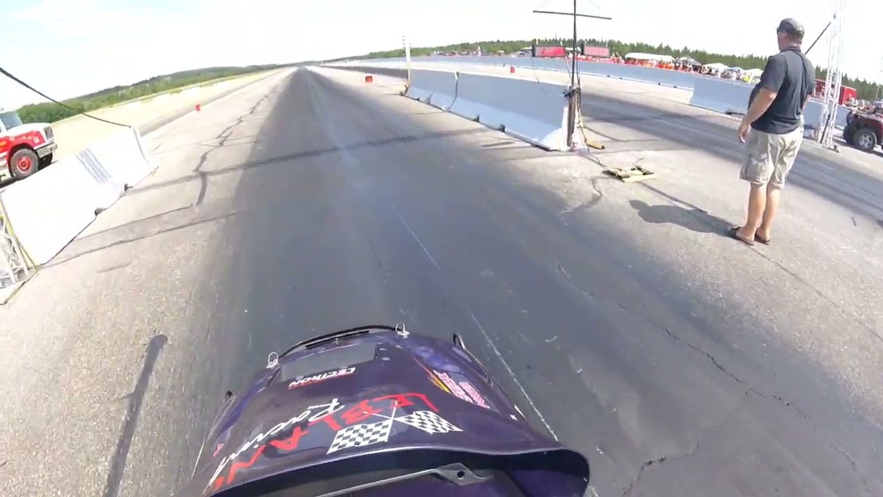 Asphalt Drag Sled 122MPH in 5.7seconds!