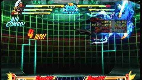 MvC3: Storm - Lightning Storm combo