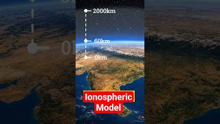 How Satellites Fix Ionosphere Errors 🛰️✨ #gps #engineering