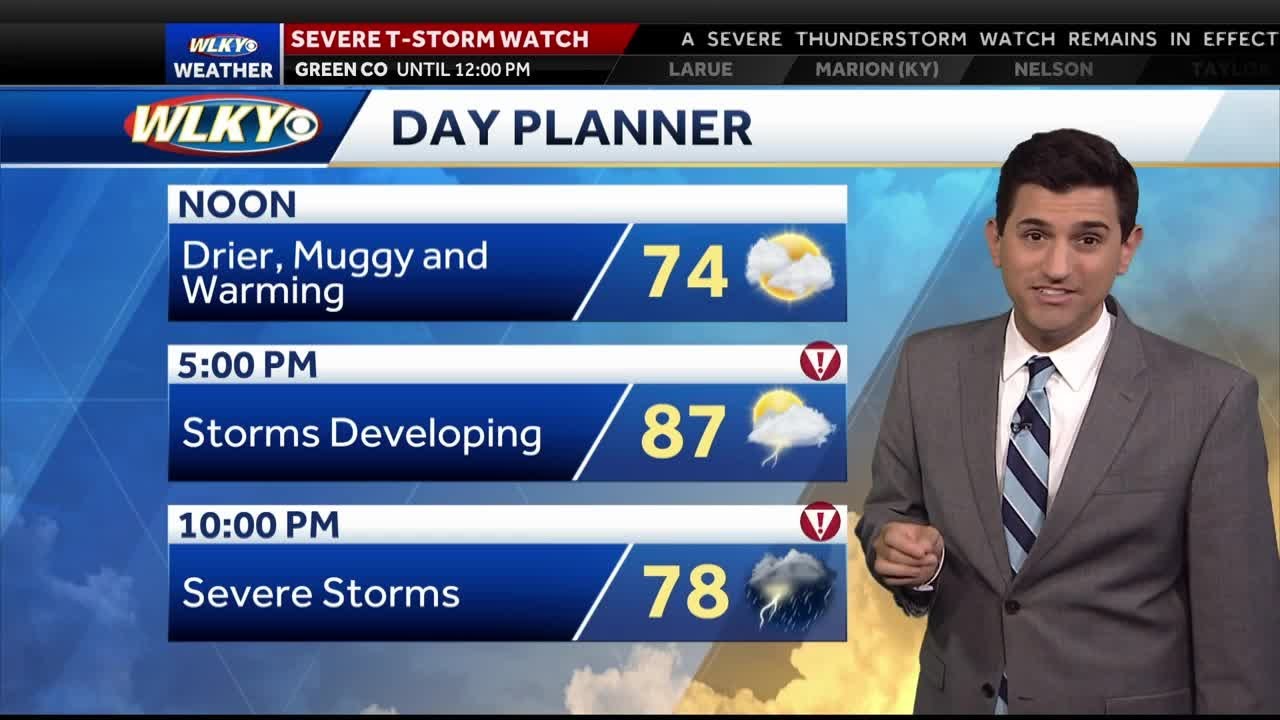 Severe alert day Friday - 2 rounds of storms - YouTube