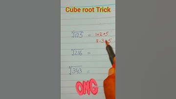 Cube root trick |find cube root in seconds#short