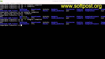 How to copy directories in Mac OS X Terminal