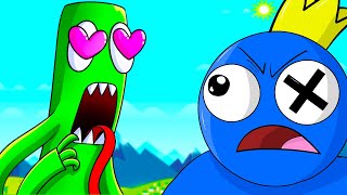 Blue X Green React | Rainbow Friends React To Meme Animation