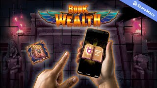 Book of Wealth Slot by Mancala Gaming (Mobile View)