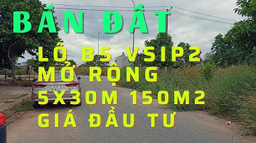 BÁN ĐẤT VSIP 2 MỞ RỘNG - LÔ B5 ĐƯỜNG N3 KHU B VSIP2 TÂN BÌNH TÂN UYÊN BÌNH DƯƠNG GIÁ RẺ