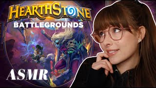 ASMR ⚜ Let's Play Hearthstone Battlegrounds! ⚜ Rambly Whispered Gaming and Button Clicks! ₊⊹