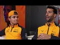 McLaren Drivers Daniel Ricciardo & Lando Norris on How to Do a Shoey, Formula 1 & Fame