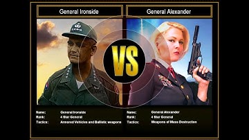 C&C ZH Shockwave GC USA Armor VS Superweapon | Hard