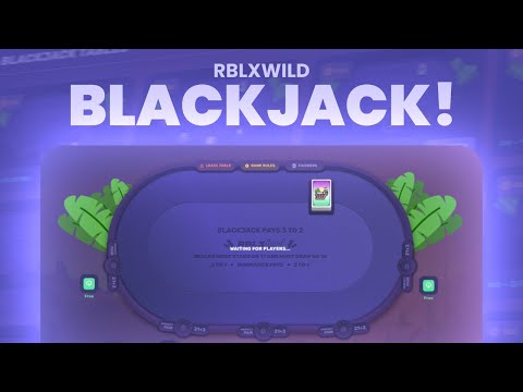 A Tutorial To RBLXWild Blackjack! 