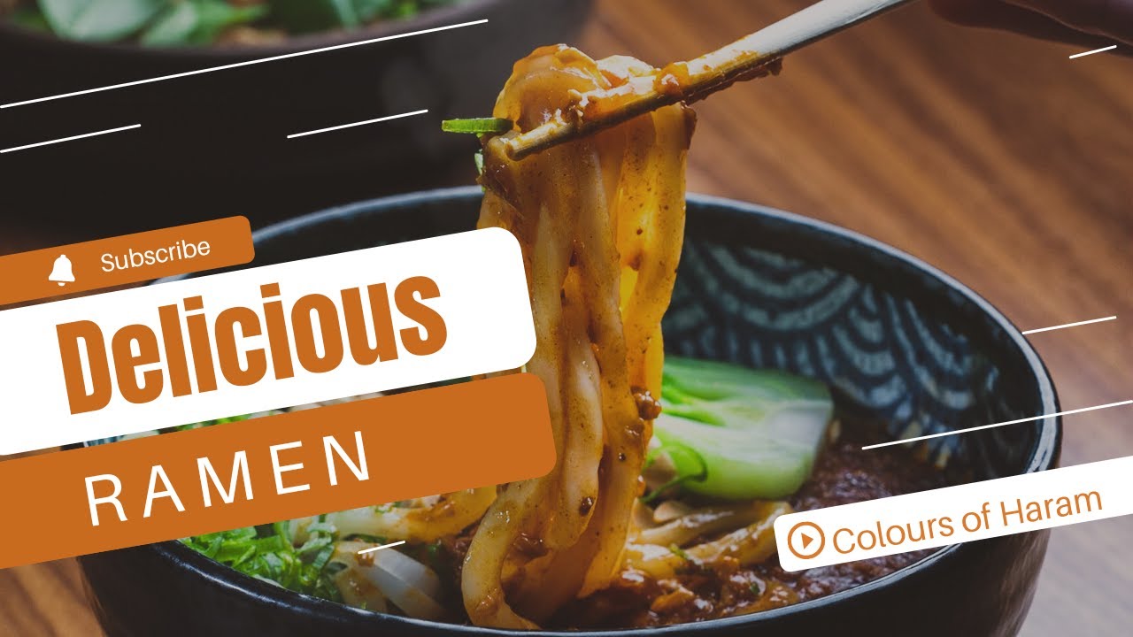 spicy Ramen noodles challenge with baby bro colors of haram haram