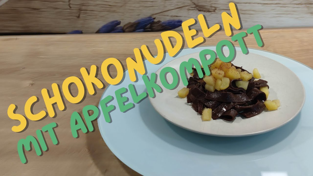 Schokonudeln mit Apfelkompott / Apfelkoch / Apfelmus / Apfelbrei - YouTube Schokonudeln mit Apfelkompott / Apfelkoch / Apfelmus / Apfelbrei - YouTube