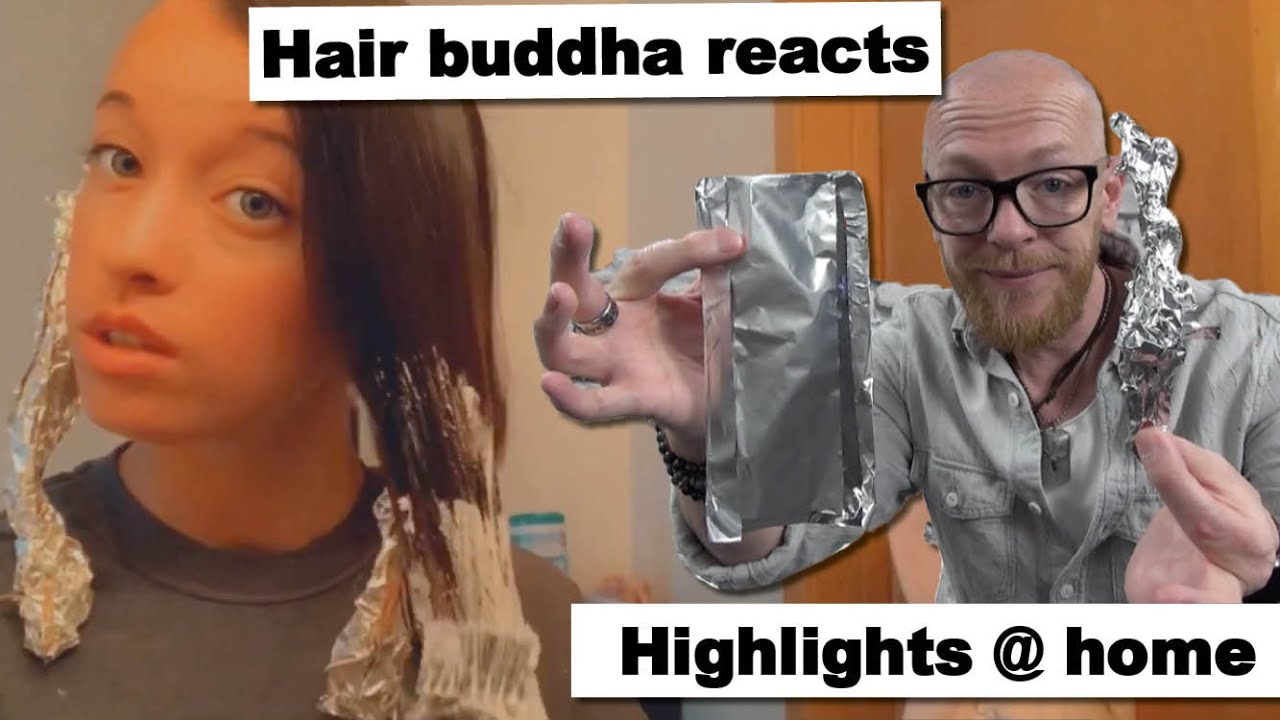 Hair Buddha reacts on Foil Bleach hair Fail - Pro Hairdresser hair tips