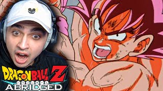 GOKU VS VEGETA! Dragon Ball Z Abridged REACTION Ep 10