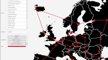 Traveling Salesman - Simulated Annealing