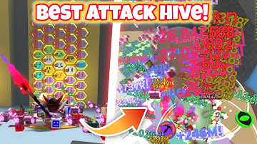 Making The PERFECT Attack Hive in Bee Swarm Simulator!