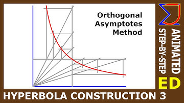 How to Construct a Hyperbola by Orthogonal Asymptotes Method |Geometric Drawing| Engineering Drawing