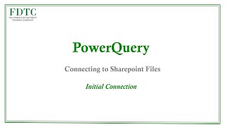 how to connect powerquery in power bi (or excel) to files on sharepoint