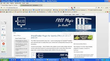 ShareThisBar social media plugin for Joomla™ - Configuration parameters - Part 1