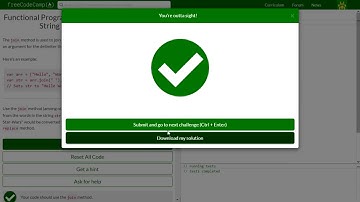 Functional Programming (Part4) - freeCodeCamp