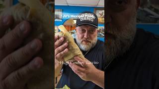 Trying Jumbo Cowboy #Burrito at JV's Mexican Food #SanDiego #SD #Mexicanfood #socaleats #FoodieGang