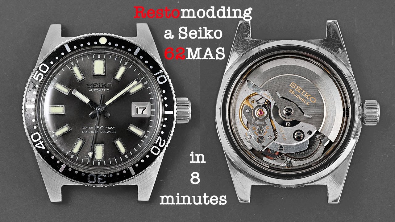 Restomodding a Seiko 62MAS in 8 minutes - YouTube