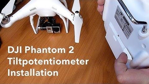 DJI Phantom 2 Tiltpotentiometer conversion to 45mm Fader for smooth and exact camera tilt