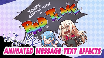Animated Message Text Effects - VisuStella MZ Plugins #115
