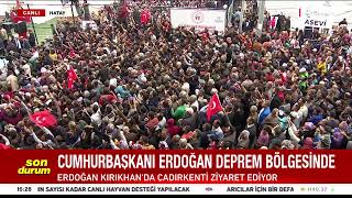 Erdoğandan Hatayda Flaş Açıklamalar