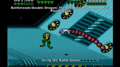 Battletoads/Double Dragon: The Ultimate Team One Level Playthrough using the MD