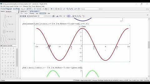 Trigonometry (plot sin & cos) Maple