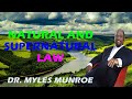 Natural and Supernatural Law  | Dr. Myles Munroe