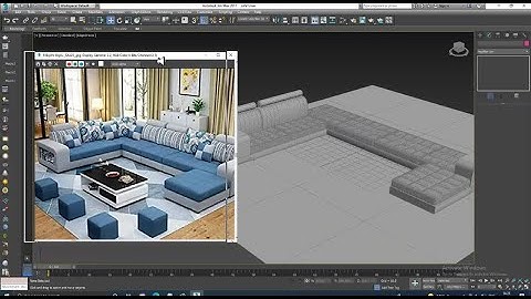 3DsMax Tutorials, Learn 3D Modeling a Stylish Sofa from Scratch in 3dsmax ( Part 1)