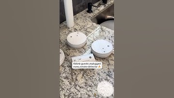 Guests unplugged all of the smoke detectors in our airbnb