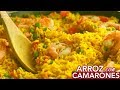 Receta de  Camarones  con arroz - Receta fácil