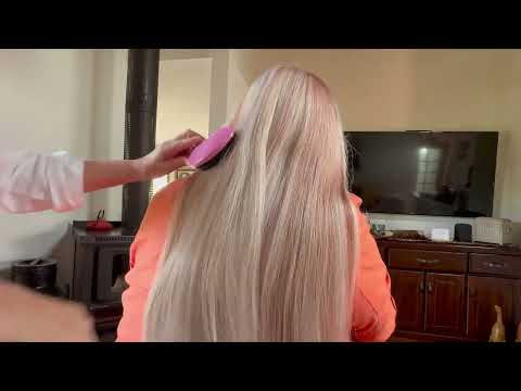 ASMR Tingly Hair Brushing