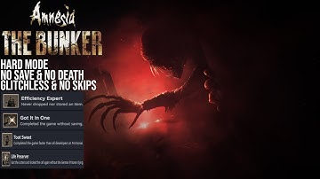 Amnesia The Bunker - Hard Difficulty (No Save & No Death) (Glitchless with no skips)