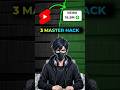 Master Hacks to Make YouTube Shorts Go Viral #yotubeshorts