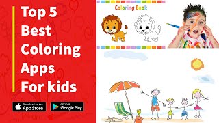 Top 5 Coloring Apps for kids | Both Android & iOS | 2022 | Free screenshot 1