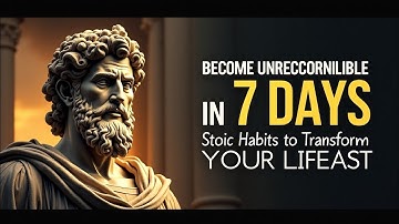Become Unrecognizable in 7 Days | Stoic Habits to Transform Your Life FAST
