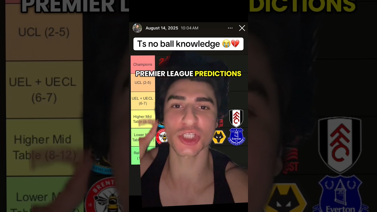 Reacting to My 2025/26 Premier League Predictions