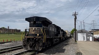 NS and CSX Trains at CJ 250 on the NS Dayton District