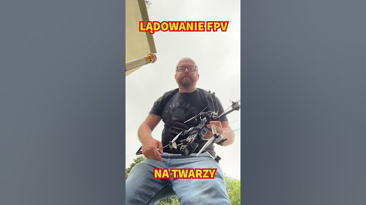 Lądowanie dronem FPV na twarzy!
