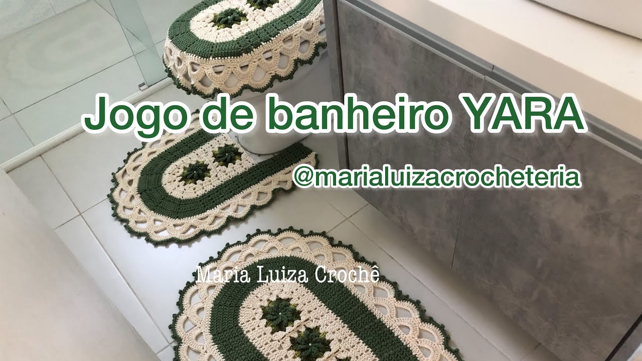 Set de baño ok  Jogos de banheiro croche, Croche para banheiro, Vaso de  crochê