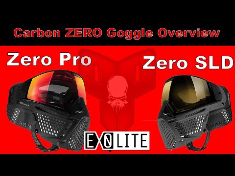 Carbon ZERO Goggle Overview // NEW Paintball Mask from Carbon Paintball ...